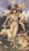 Le pintemps (mk26) Adolphe William Bouguereau